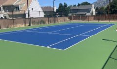 Tennis Court Construction in Orem, Utah built by Courts Utah your premiere tennis court construction company.
